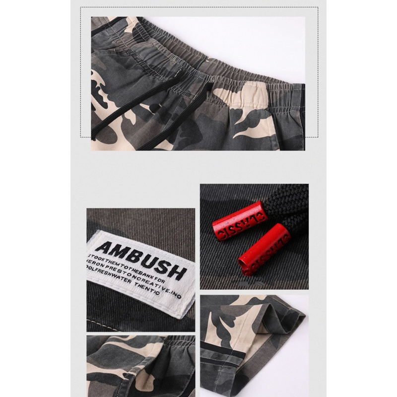 กางเกงขาสั้นผู้ชายไซส์ L-5XLเอวยางยืดกระเป๋าข้างผ้าหนาคุณภาพดีและราคาถูก - รูปที่ 5