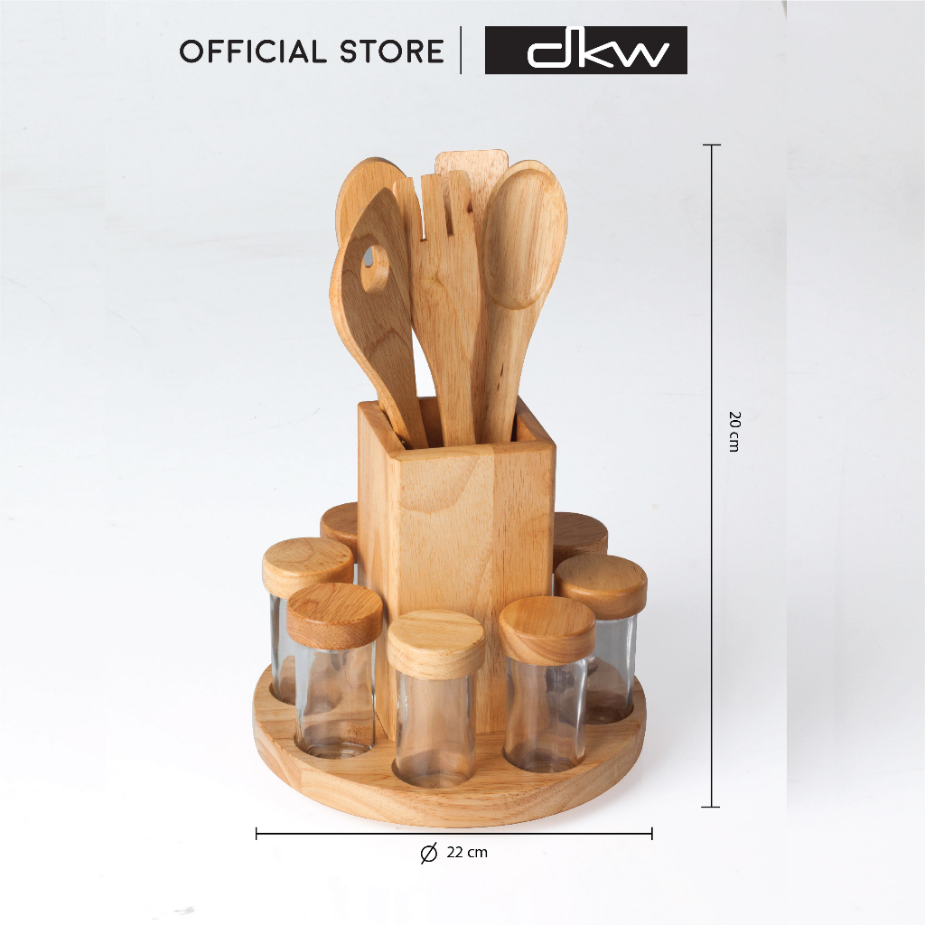 DKW GW-112 ชุดเครื่องครัวไม้พายผสมอาหารยางพาราและขวดเครื่อ รูปที่ 2