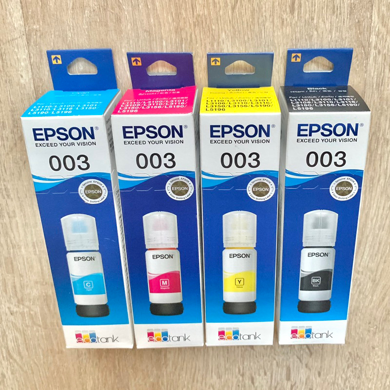 **สินค้าพร้อมส่ง** หมึก Epson 003 ของแท้ 100% ส่งพร้อมกล่อง