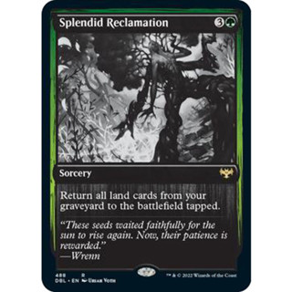 [MTG] Splendid Reclamation [DBL] [GREEN] [RARE] [NORMAL] [ENG] (การ์ดเมจิค / Magic the Gathering)