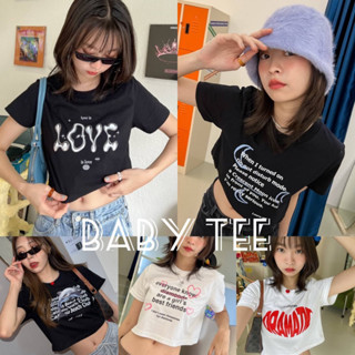 เสื้อครอป Baby tee ทรงน่ารักมากกกก 💘