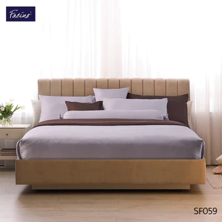 Facino ชุดผ้าปูที่นอน 3.5 ฟุต 3 ชิ้น + ผ้านวมขนาด60"X80" SOLID ULTRA SOFT