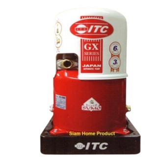 ITC GX Series รุ่น HTC-375GX5 ปั๊มน้ำอัตโนมัติ ถังกลม 350W ปั้ม ปั้มน้ำ ไอทีซี รับประกันมอเตอร์ 10 ปี ตัวเครื่อง 3 ปี