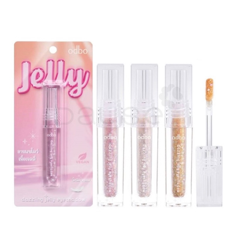 ODBO Dazzaling Jelly Eyeshadow #OD2013 โอดีบีโอ อายแชโดว์ กลิตเตอร์ ขนาด 3g