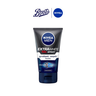 Nivea นีเวีย เมน เอ็กซ์ตร้า ไวท์ มัด โฟม 100 ก.