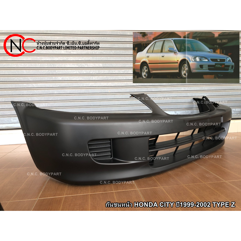 กันชนหน้า HONDA CITY ปี1999-2002 TYPE Z ราคา ถูกที่สุด ดีลบีเคเค แกลเลอรีภาพที่ 2