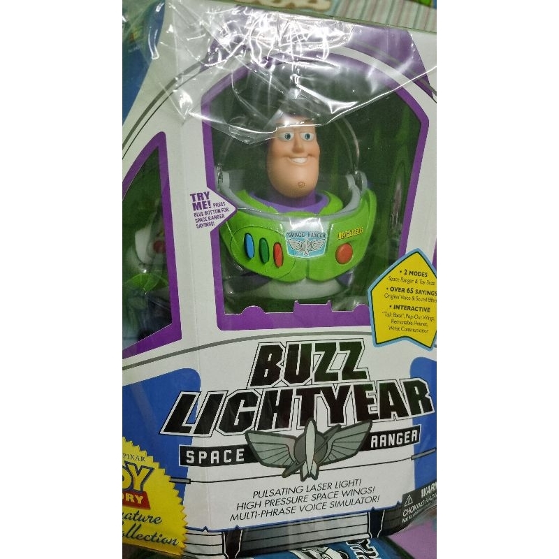 Buzz lightyear signature ของแท้มือ1ไม่เคยแกะหายาก ไฟติดปกติแฟนพันธุ์แท้ไม่ควรพลาด
