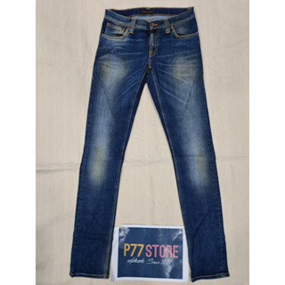 (ไซส์28ยาว34) Nudie Jeans Long John Org. Dirt Used