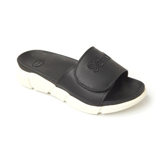 SCHOLL Relax Memory Cushion Sandals Black รองเท้าแตะ ผู้หญิง เพื่อสุขภาพ สกอล์ แท้