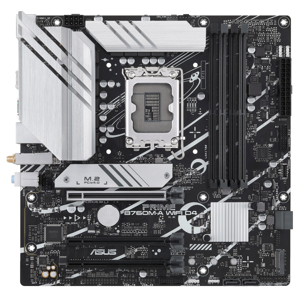 ASUS PRIME B760M-A WIFI D4 LGA1700 mATX