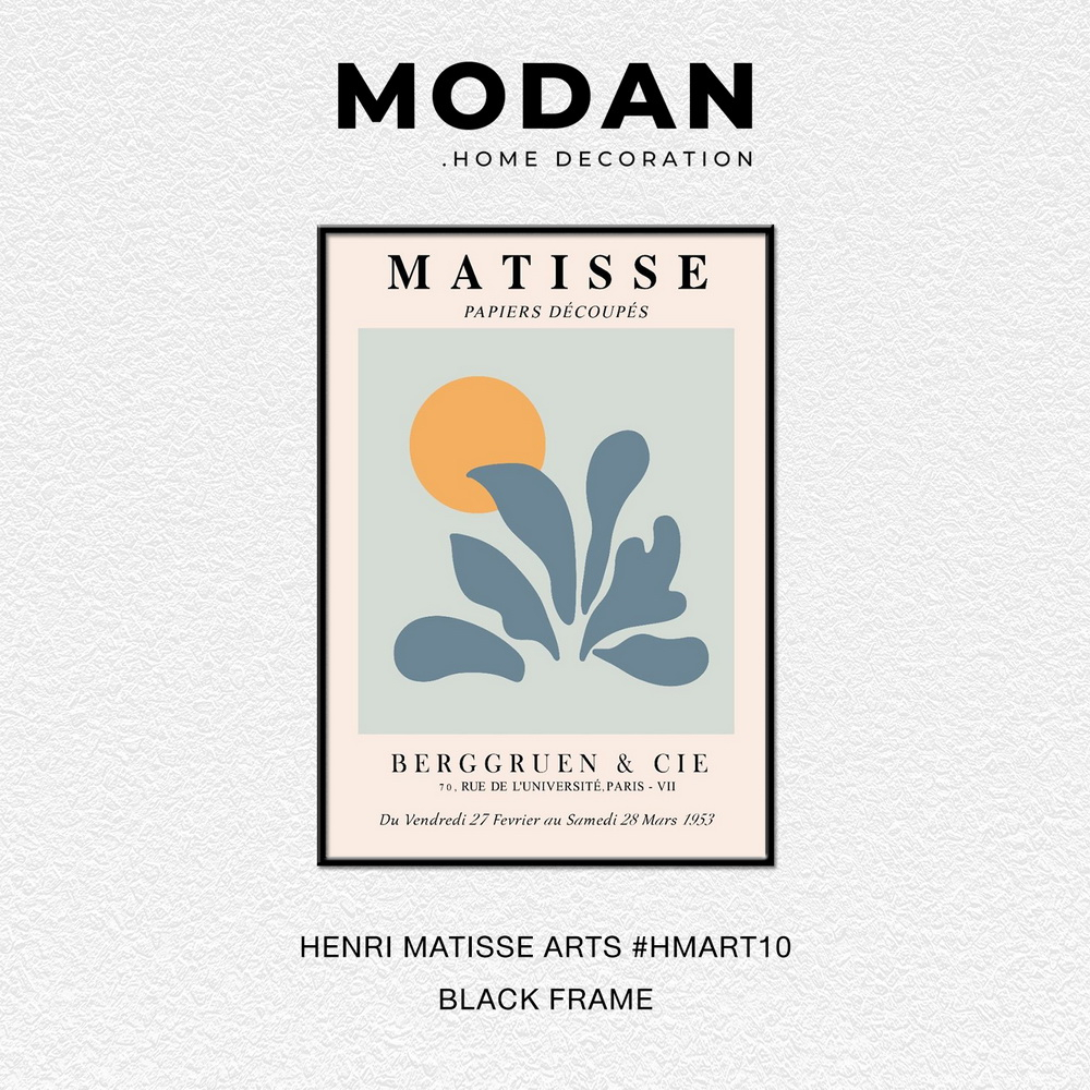 ⚡ พร้อมจำหน่าย ⚡ MODAN ภาพตกแต่งบ้านสไตล์โมเดิร์น HENRI MATISSE ART รหัส HMART10