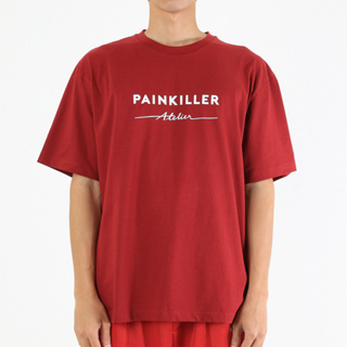 PAINKILLER เพนคิลเลอร์ เสื้อยืด โอเวอร์ไซส์ เสื้อผ้าผู้ชาย / PK ORIGINAL RED OVERSIZED TEE รุ่น Lunar New Year 2023