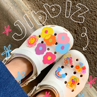 amuse stuff-jibbiz rimtang flower amuse ตัวติดรองเท้า crocs