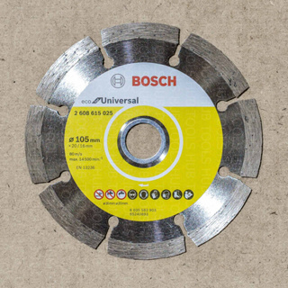 BOSCH ใบตัดเพชร 4"(105 mm.) ใบตัดแห้ง รุ่น 2608615025 / ใบตัดน้ำรุ่น 2608615026 (ของแท้)