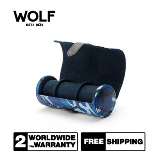 กล่องนาฬิกา WOLF1834 รุ่น ELEMENTS TRIPLE WATCH ROLL WITH CAPSULE (WATER)