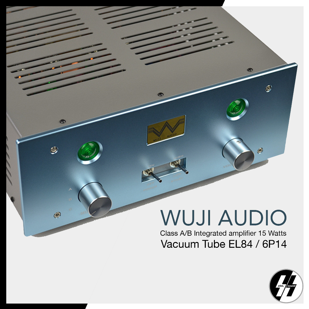 แอมป์หลอด | Wuji Audio - EL84/6P14 (WJEL84A) | Tube Amplifier - Class A/B - 15 Watts (RMS) (โปรดเช็ค