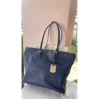 มือสอง longchamp หนังแท้ size M สีnavy