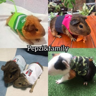 [[[ Pepzi&amp;Family ]]] เสื้อ​พร้อมสายจูง แกสบี้