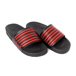 SCHOLL Breton Bioprint Sandals Black/Red รองเท้าแตะ สกอล์ แท้