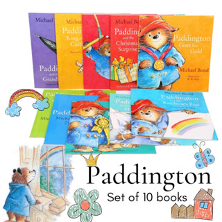 หนังสือชุด Paddington (ชุด 10 เล่ม) นิทานภาพภาษาอังกฤษ Picture book หนังสือหัดอ่านภาษาอังกฤษ หมีน้อย