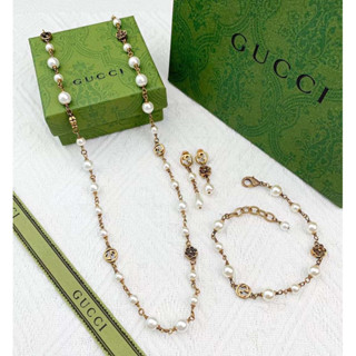 สร้อยคอ สร้อยข้อมือ ต่างหู Gucci งานแบรนด์ Hi-End necklace bracelet earrings