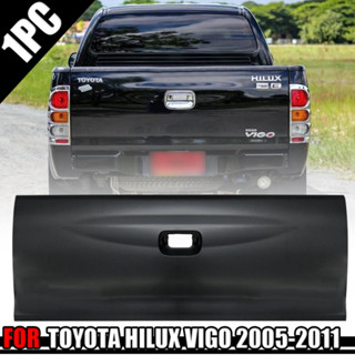 ฝาท้ายกระบะ ฝาท้าย รถยนต์ รุ่น โตโยต้า ไฮลักซ์ วีโก้ TOYOTA HILUX VIGO ปี 2004 - 2011 สีดำด้าน 1 ชิ้น