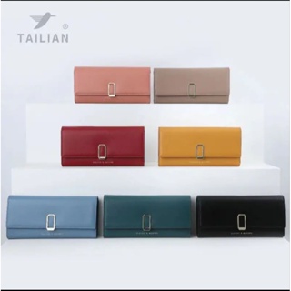 กระเป๋าสตางค์ใบยาว 3 พับ แบรนด์ TAILIAN (ไต๋เลี่ยน) T5601-061