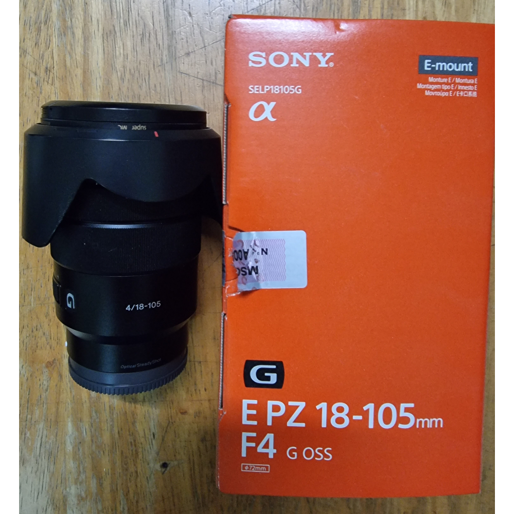 Sony เลนส์ G พาวเวอร์ซูม (SELP18105G) สำหรับภาพเคลื่อนไหวและภาพนิ่ง 18-105 mm. F4 G มือสอง แถม!! Rodenstock UV Filter