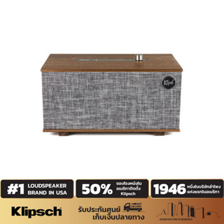 KLIPSCH THE THREE GVA  ( GOOGLE ASSISTANT) ลำโพงบลูทูธกำลังขับ 80 วัตต์ ไม่มีแบตเตอรี่ (รับประกัน​ 6 เดือน) (ของแท้รับประกันศูนย์ไทย)