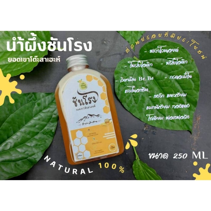 น้ำผึ้งชันโรงแท้ 100% (สายพันธ์ุอีตาม่า) ขนาด 250 ml