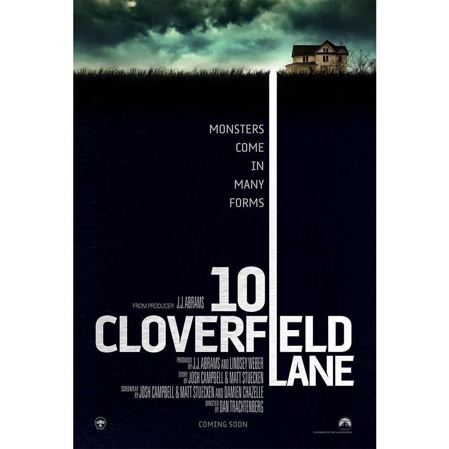 10 cloverfield lane 2016 DVD (ฉบับภาษาไทย) สินค้ามือ 1 พร้อมส่ง