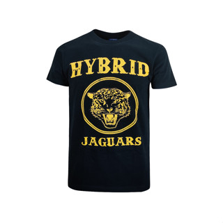 Hybrid T-shirt Men  ไฮบริดเสื้อยืดผู้ชายแขนสั้น สีดำ(Black)MTS-1336-BL