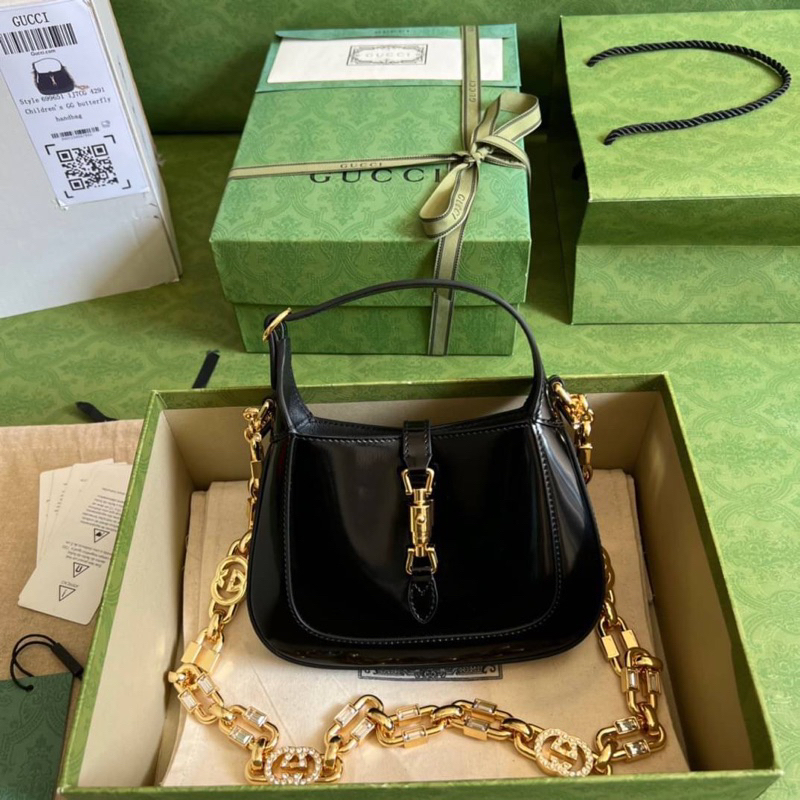 🔥🔥พร้อมส่ง New Gucci Jackie 1961 mini shoulder bagเทพ 📌size 19x13x3 cm.