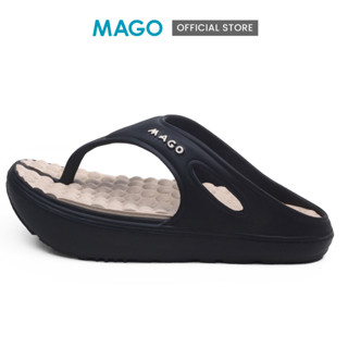 MAGO FOOTWEAR " MILA " ( ดำ ) รองเท้าสุขภาพ