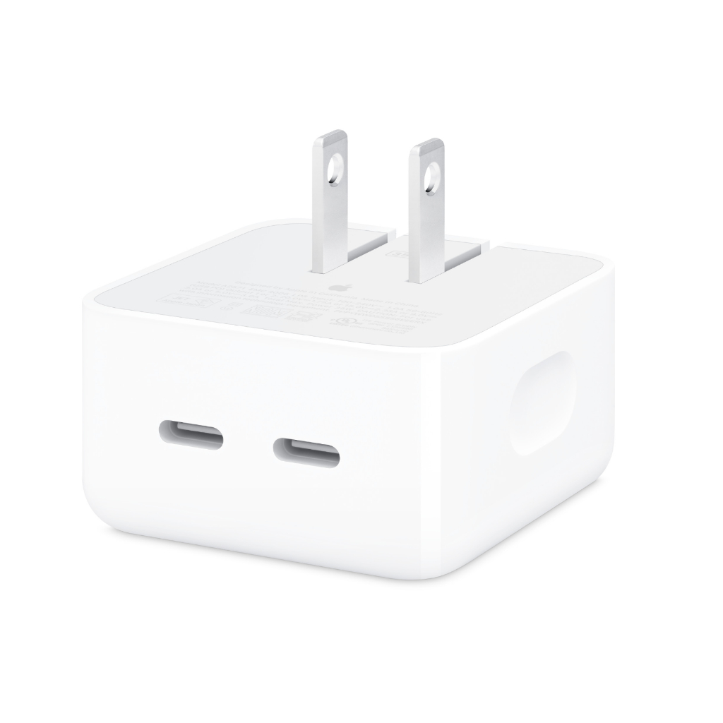 Apple MNWM3TH/A 35W DUAL USB-C COMPACT POWER ADAPTER-THA : iStudio by UFicon