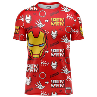 [ THRUNSEP1 ลด60บาท ] Thairun(ไทยรัน) เสื้อออกกำลังกายสำหรับการวิ่ง  MARVEL Ironman Bam