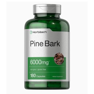 เปลือกสนฝรั่งเศส Pine Bark 6,000 mg 190 capsulse ช่วยลด ฝ้า กระ