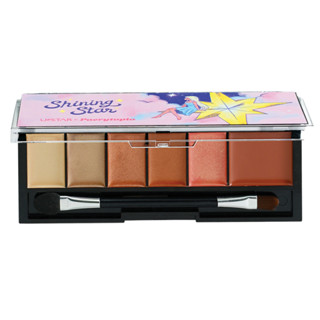 USTAR SHINING STAR BLINK BLINK EYE &amp; CHEEK PALETTE-ชายนิ่งสตาร์พาเลท(Prosale24hrs)