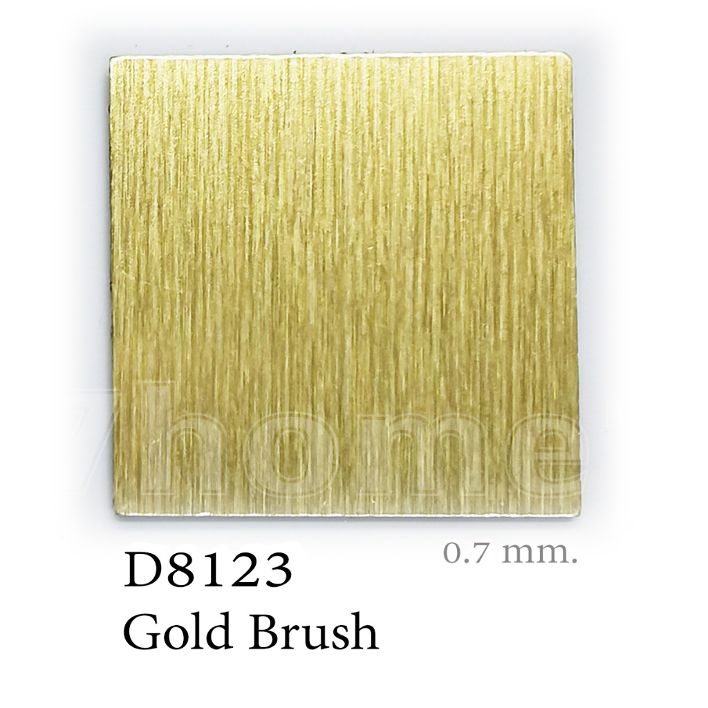 แผ่นลามิเนต Formica รหัส D8123 ลายขนแมว สีทอง ใช้ติดโต๊ะ ผนัง เฟอร์นิเจอร์  ขนาด 240 x 120 ซม. หนา 0