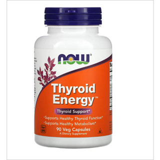 NOW Foods, Thyroid Energy บำรุงต่อมไทรอยด์