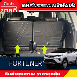 แผ่นกันรอยเบาะพนักพิงหลัง แผ่นกันรอยหลัง 2ชิ้น FORTUNER 2015 - 2023 ใส่ร่วมกันได้ A