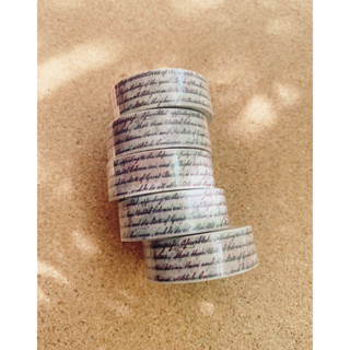 🔸VINTAGE LETTER WASHI TAPE 🔸 วาชิเทป เทป วินเทจ ตัวอักษร 🔸