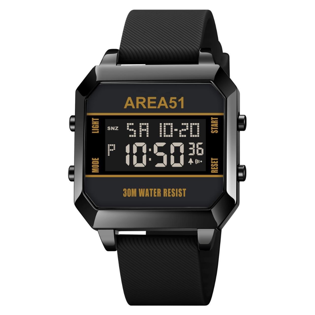 นาฬิกาสีดำแบรนด์ Area51 รุ่น30M water resist