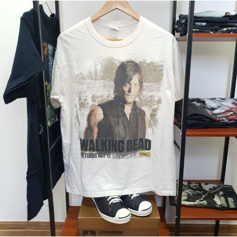 เสื้อยืดมือสอง The Walking Dead ลายแดริล ตอกปี 2014