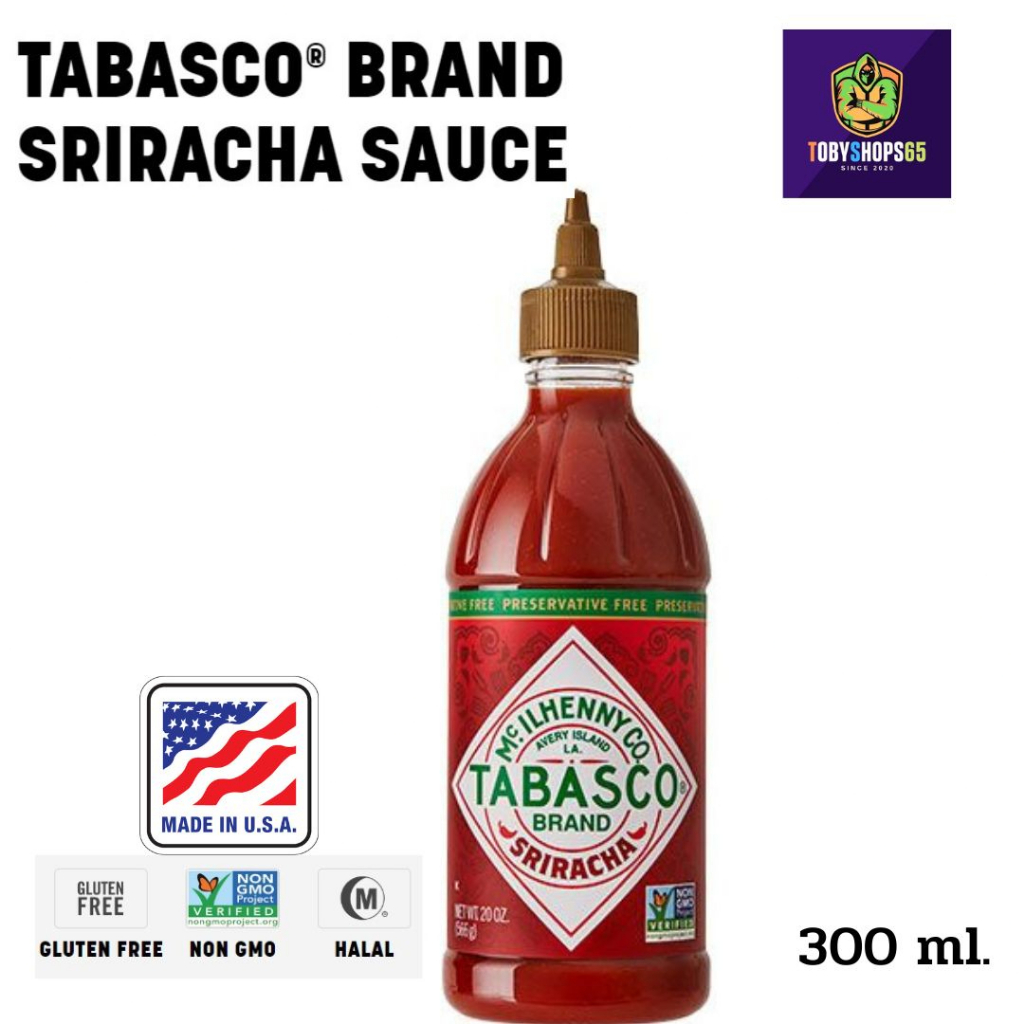 Tabasco sauce sriracha (Chilli Sauce) ทาบาสโก้ ซอสพริกศรีราชา 330g