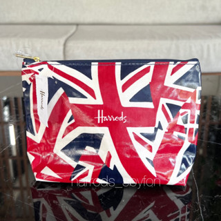 (ลดเพิ่ม10% ทักแชทเพื่อรับโค้ด) Harrods * พร้อมส่ง * ลายธงชาติ Coin Purse ของแท้ 100% จากอังกฤษ🇬🇧