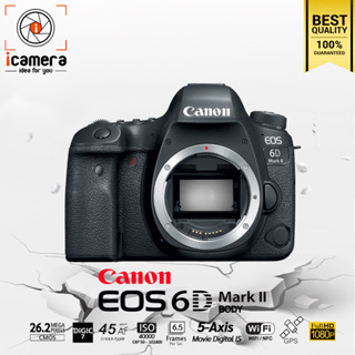 ราคาผ่อน 0%** Canon Camera EOS 6D Mark 2 [ Body ] - รับประกันร้าน icamera 1ปี