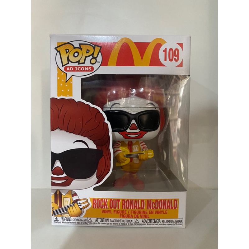 Funko Pop Rock Out Ronald McDonald 109                     .