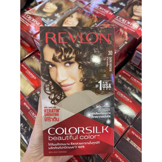 ครีมย้อมผม Revlon No.30 สี Dark Brown น้ำตาลเข้ม