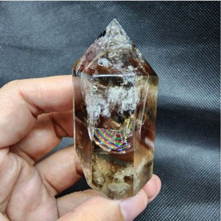 แท่งหินสโมกกี้ซิทริน(Smoky Citrine)หินสโมกกี้ควอตซ์ (Smoky Quartz)สูง 6.4 ซม.กว้าง 3.3 ซม.หนา 2.6 ซม.น้ำหนัก 90 g.